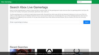 
                            4. Search Xbox Gamertags, Create Xbox Live Gamercards | Gamertag ...