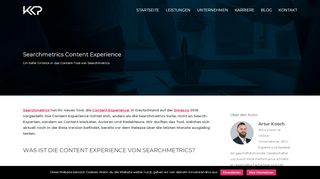 
                            8. Searchmetrics Content Experience: Ein tiefer Einblick in das Content ...