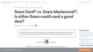 
                            10. Sears credit card review | Credit Karma