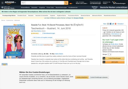 
                            7. Seaside Fun: Book 19 (Secret Princesses, Band 18): Amazon.de ...
