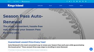 
                            13. Season Pass Auto-Renewal | Kings Island
