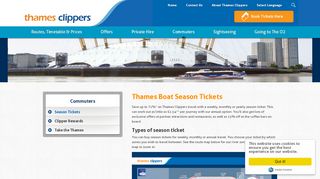 
                            7. Season Tickets - Thames Clippers