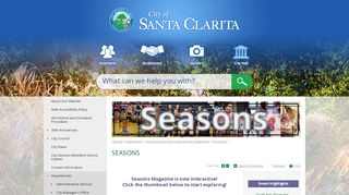 
                            5. Seasons | City of Santa Clarita, CA