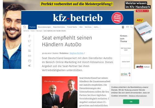 
                            11. Seat empfiehlt seinen Händlern AutoDo