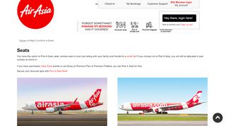 
                            9. Seat Options - Hot Seats, Standard Seats, Twin Seats | AirAsia