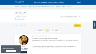 
                            6. seat24.de | Allgemeine Fragen Forum • HolidayCheck