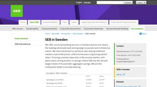 
                            3. SEB in Sweden | SEB