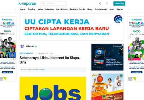 
                            7. Sebenarnya, LiNa Jobstreet Itu Siapa, Sih? - kumparan.com