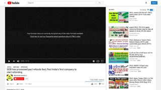 
                            12. SEBI has processed pacl refunds fast, Pacl India's first ... - YouTube
