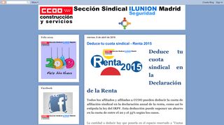 
                            6. SECCION SINDICAL CCOO ILUNION SEGURIDAD/MADRID: Deduce ...