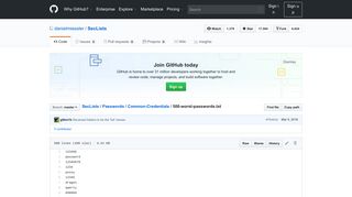 
                            1. SecLists/500-worst-passwords.txt at master · danielmiessler/SecLists ...