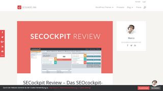 
                            8. SECockpit Review – Das SEO-Cockpit SEO Keyword Tool