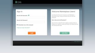 
                            3. Second Life: Sign In - Second Life Marketplace