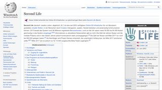 
                            12. Second Life – Wikipedia