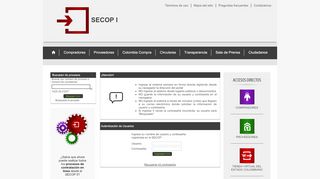 
                            2. Secop I - Colombia Compra Eficiente