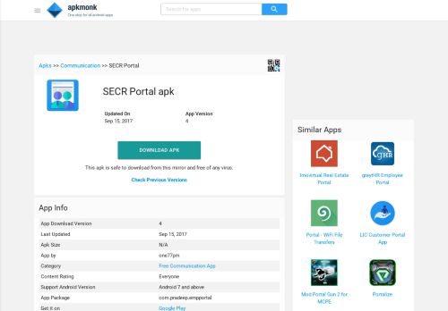 
                            10. SECR Portal Apk Download latest version 4- com.pradeep.empportal