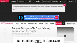 
                            11. Secret Escapes CMO on driving acquisition through personalisation ...