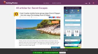 
                            10. Secret Escapes: The hottest deals - HolidayPirates