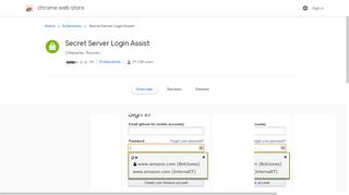 
                            4. Secret Server Login Assist - Google Chrome