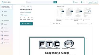 
                            12. Secretaria Geral - Scribd