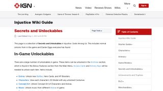 
                            11. Secrets and Unlockables - Injustice Wiki Guide - IGN