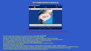 
                            13. Secrets of Gay Romeo Planet Romeo Revealed - geilboy