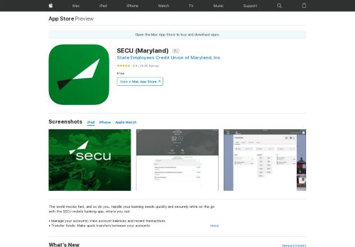 
                            13. SECU (Maryland) on the App Store - iTunes - Apple