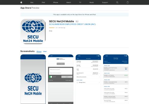 
                            10. SECU Net24 Mobile on the App Store - iTunes - Apple