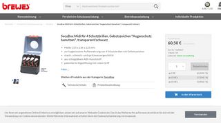 
                            8. SecuBox SecuPoint Midi4 Aufbewahrungsbox für 4 Schutzbrillen