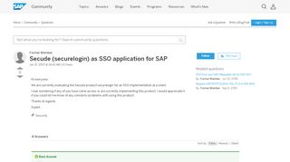 
                            8. Secude (securelogin) as SSO application for SAP - archive SAP