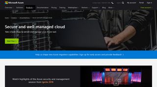 
                            4. Secure and well-managed IaaS | Microsoft Azure