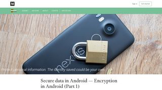 
                            13. Secure data in Android — Encryption in Android (Part 1)