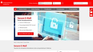 
                            6. Secure E-Mail - Kreissparkasse Heilbronn