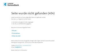 
                            10. Secure E-Mail Service - LUKB - Luzerner Kantonalbank