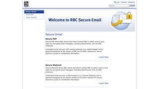 
                            4. Secure Email - RBC.com