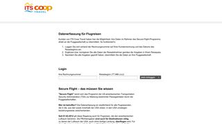 
                            10. Secure Flight Datenerfassung – ITS Coop Travel - REWE Touristik