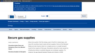 
                            13. Secure gas supplies | Energy - European Commission