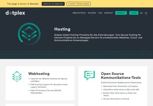 
                            5. Secure Hosting mit HTTPS, DNSSEC und DANE – dotplex