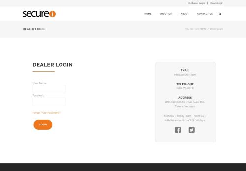 
                            13. Secure-i – Dealer Login