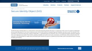 
                            13. Secure Identity Object (SIO) | HID Global