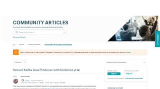 
                            13. Secure Kafka Java Producer with Kerberos - Hortonworks