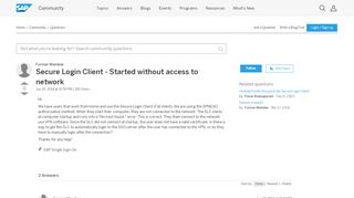 
                            12. Secure Login Client - Started without access to network - archive SAP