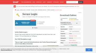 
                            7. Secure Login - Download - CHIP