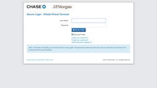 
                            10. Secure Login - Orbital Virtual Terminal - Secure Login | Paymentech ...