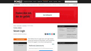 
                            6. Secure Login - PC-WELT