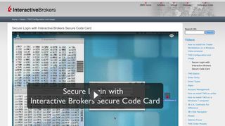 
                            3. Secure Login with Interactive Brokers Secure Code Card | IB ...