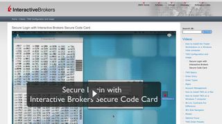 
                            6. Secure Login with Interactive Brokers Secure Code Card | IB ...