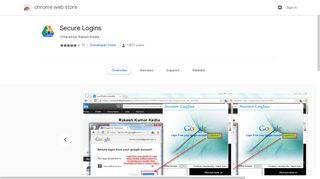
                            1. Secure Logins - Google Chrome