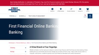 
                            12. Secure Online Banking | First Financial Bank in Texas