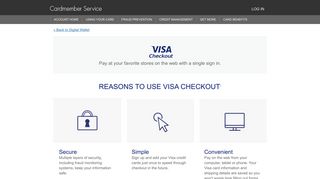 
                            2. Secure Online Checkout | Visa Checkout - Elan
